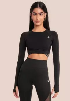 Топ с длинными рукавами BEAUTY LONGSLEEVE OCEANSAPART, цвет black