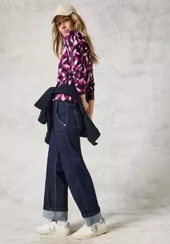 Топ с длинными рукавами BEDRUCKTES Cecil, розовый