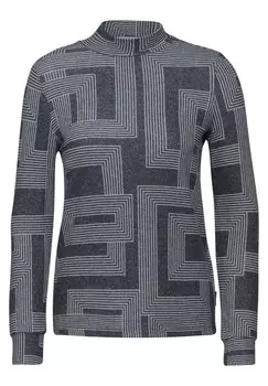 Топ с длинными рукавами BEDRUCKTES Cecil, синий