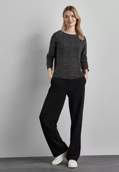 Топ с длинными рукавами BEDRUCKTES OTTOMAN Street One, черный