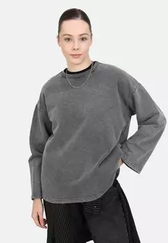 Топ с длинными рукавами BENIN Modanisa, антрацит