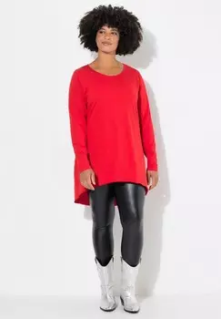 Топ с длинными рукавами BEQUEME PASSFORM RUNDHALS Angel of Style, красный