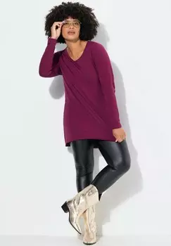 Топ с длинными рукавами BEQUEME PASSFORM RUNDHALS Angel of Style, фиолетовый