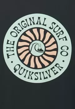 Топ с длинными рукавами BLOOM CYCLE UNISEX Quiksilver, черный