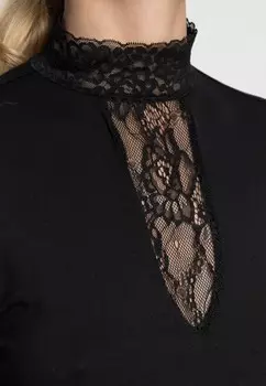 Топ с длинными рукавами BLOUSE Culture, черный