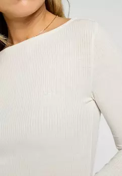 Топ с длинными рукавами BOAT NECK Lee, кремовый