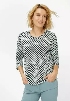 Топ с длинными рукавами BRAX, темно-синий