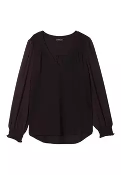 Топ с длинными рукавами Breal, черный