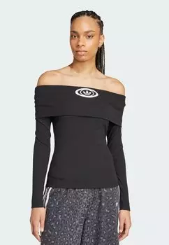 Топ с длинными рукавами CAMPUS TOP Adidas Originals, черный