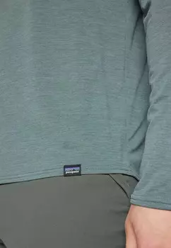 Топ с длинными рукавами CAP COOL DAILY GRAPHIC SHIRT LANDS Patagonia, бирюзовый