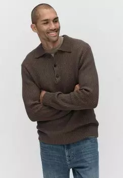 Топ с длинными рукавами CARLOS Dobber, коричневый