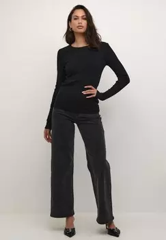 Топ с длинными рукавами CARNA Kaffe, черный