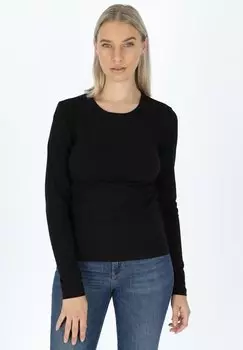 Топ с длинными рукавами CAROLINA Ellen New York, черный