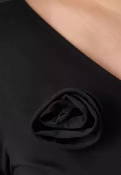 Топ с длинными рукавами CARROYSA ONE SHOULDER 3/4 ONLY Carmakoma, черный