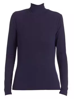 Топ с длинными рукавами Caviar Collection St. John, нави