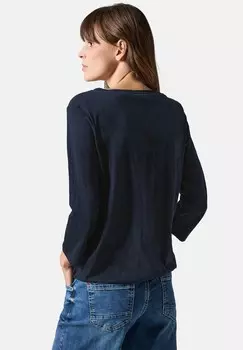 Топ с длинными рукавами Cecil, бирюзовый