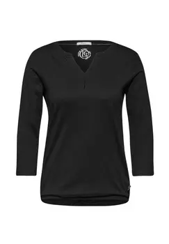 Топ с длинными рукавами Cecil, черный