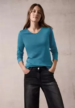 Топ с длинными рукавами Cecil, синий