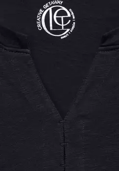 Топ с длинными рукавами Cecil, синий