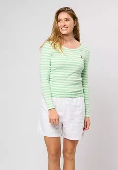 Топ с длинными рукавами CHANETT U.S. Polo Assn., зеленый