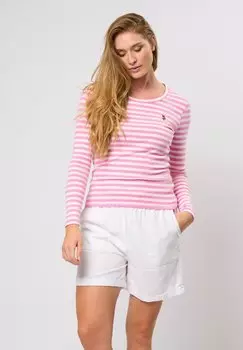 Топ с длинными рукавами CHANETT U.S. Polo Assn., розовый