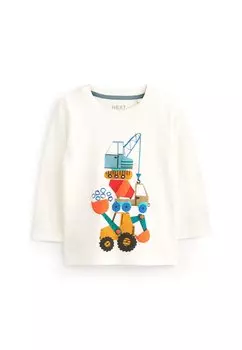 Топ с длинными рукавами CHARACTER STANDARD Next, цвет ecru white