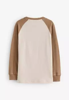 Топ с длинными рукавами CHRISTMAS REGULAR FIT Next, коричневый