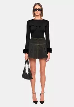 Топ с длинными рукавами CIARA OW Collection, черный