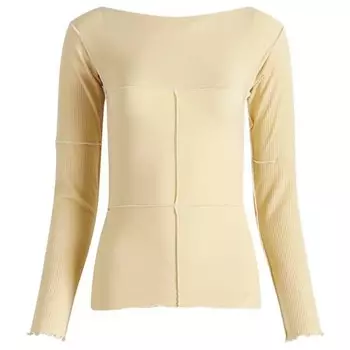 Топ с длинными рукавами Cinder Baserange, желтый