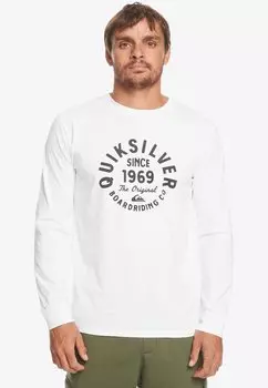 Топ с длинными рукавами CIRCLED SCRIPT Quiksilver, белый