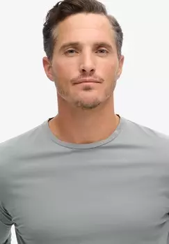 Топ с длинными рукавами CLASSIC ESSENTIAL Superdry, светло-голубой