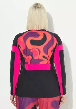 Топ с длинными рукавами COLORBLOCK FUNCTION THERMAL ZIP Ulla Popken, черный