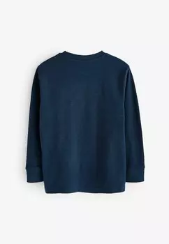 Топ с длинными рукавами COLOURBLOCK LONG SLEEVE REGULAR FIT Next, синий