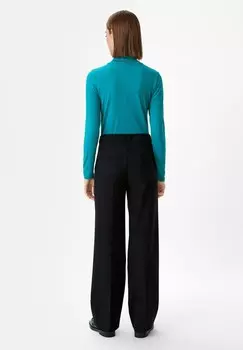 Топ с длинными рукавами comma, бирюзовый