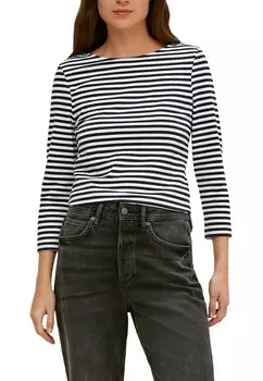 Топ с длинными рукавами comma, черный