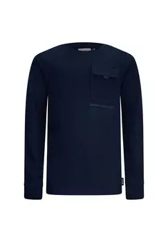 Топ с длинными рукавами CORNELIO Retour Jeans, темно-синий