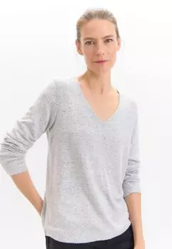 Топ с длинными рукавами Cortefiel, серый