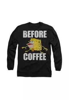 Топ с длинными рукавами Cotton Soul, черный