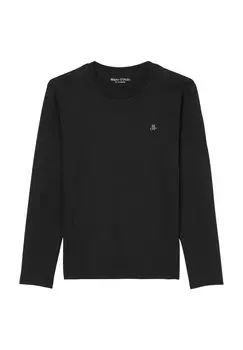 Топ с длинными рукавами CREW NECK ,ICON CHEST PRINT Marc O'Polo, цвет black