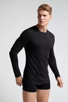 Топ с длинными рукавами CREW NECK Intimissimi, цвет black