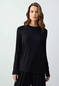 Топ с длинными рукавами CREW NECK LONG SLEEVE Jimmy Key, черный