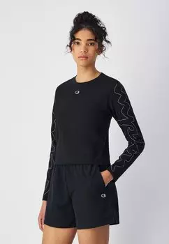 Топ с длинными рукавами CREWNECK LONG SLEEVE URBAN CONTEMPORARY Champion, черный
