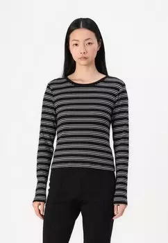 Топ с длинными рукавами CROP CREW GAP, черный