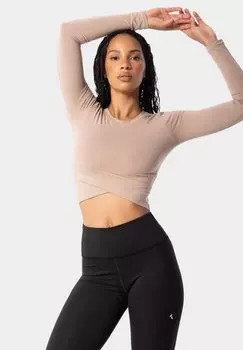 Топ с длинными рукавами CROSSWAY carpatree, бежевый