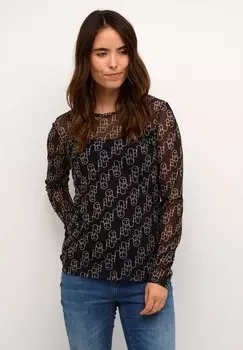 Топ с длинными рукавами Culture, черный