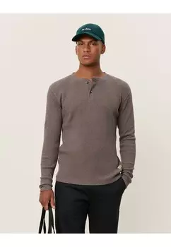 Топ с длинными рукавами DAN Les Deux, пестрый коричневый