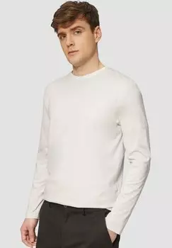 Топ с длинными рукавами EDEL MIT CREW NECK s.Oliver BLACK LABEL, светло-серый