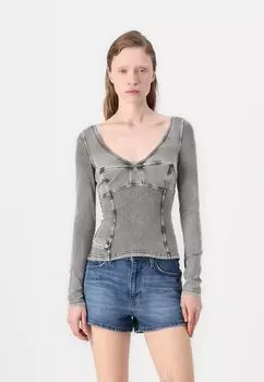 Топ с длинными рукавами ELIN Diesel, цвет Dirty Denim