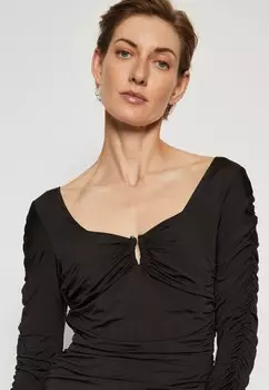 Топ с длинными рукавами ELLE HEART SHAPED By Malina, черный