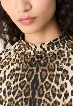 Топ с длинными рукавами ELLEN Lollys Laundry, коричневый